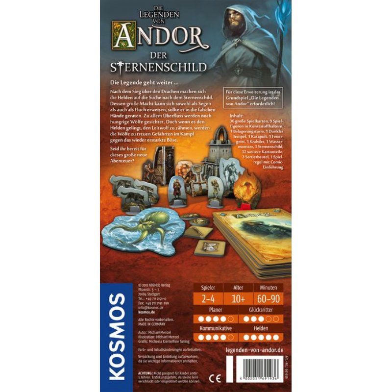 Kosmos 14357648 jeu de société Legends of Andor 60 min Extension de jeu de société Voyage/aventure