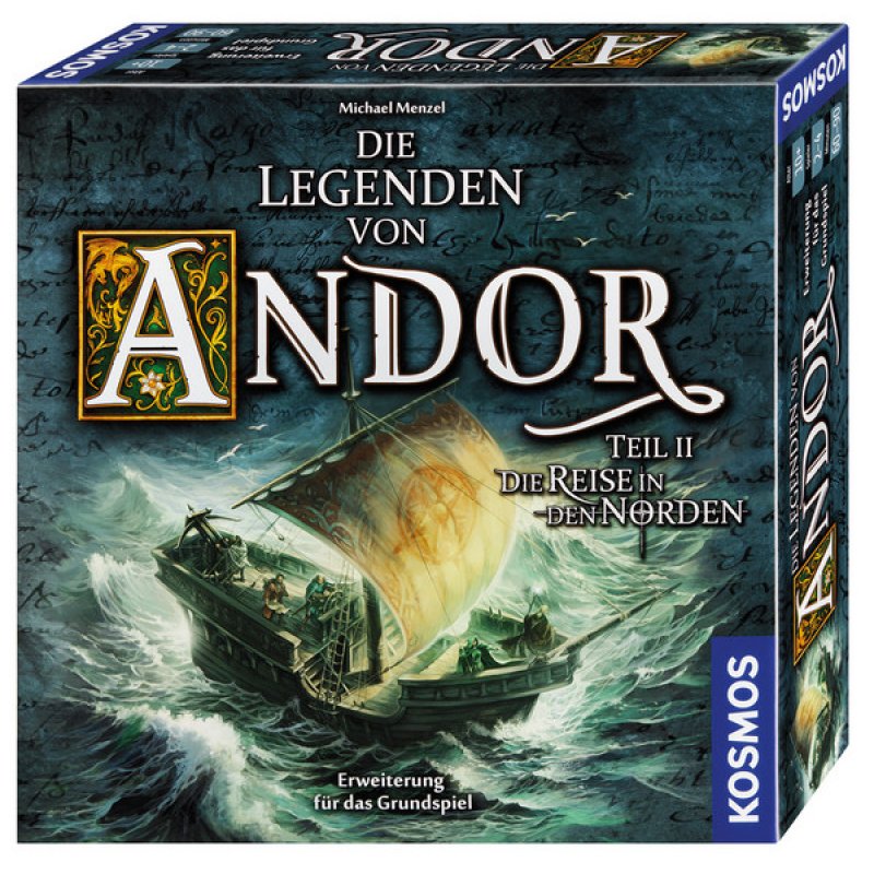 Kosmos 16354758 jeu de société Legends of Andor 60 min Extension de jeu de société Voyage/aventure
