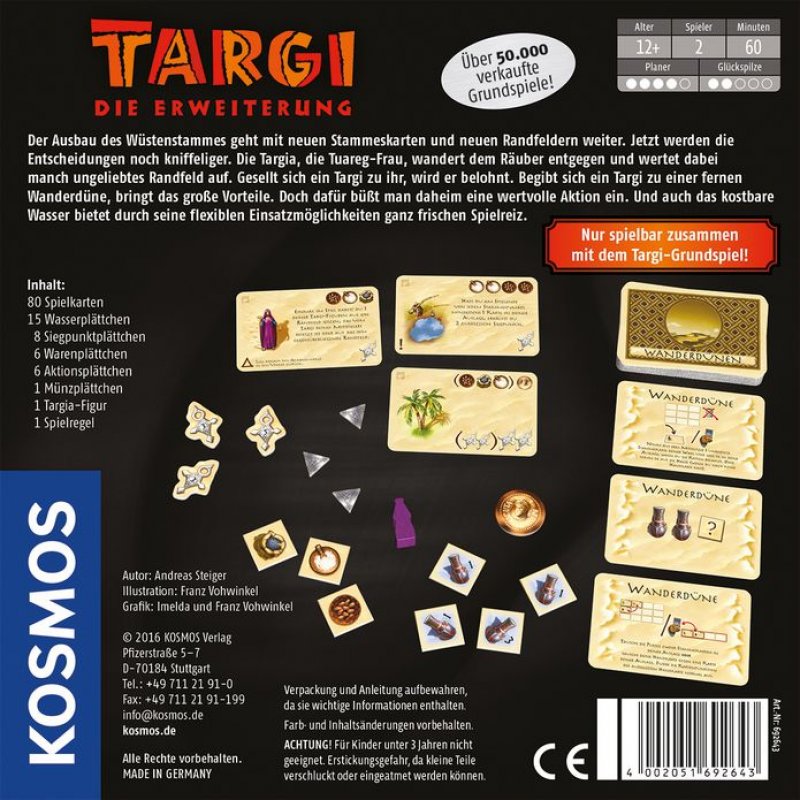 Kosmos 692643 board/card game Targi 60 min Board game expansion