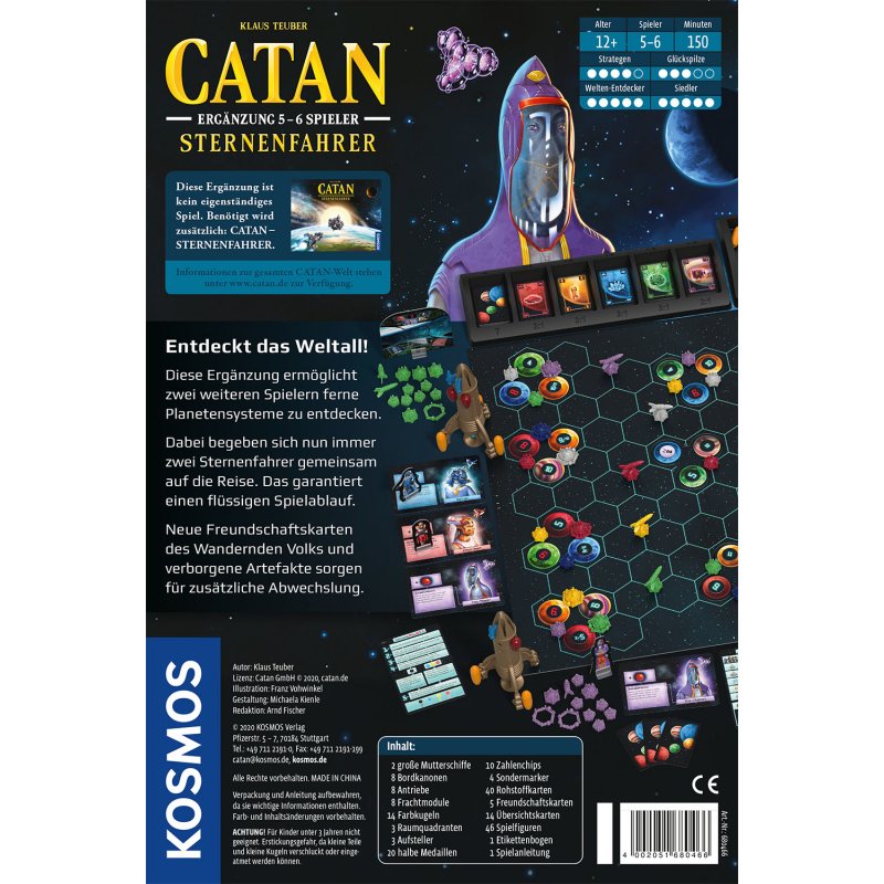 Kosmos Catan Jeu de société Voyage/aventure