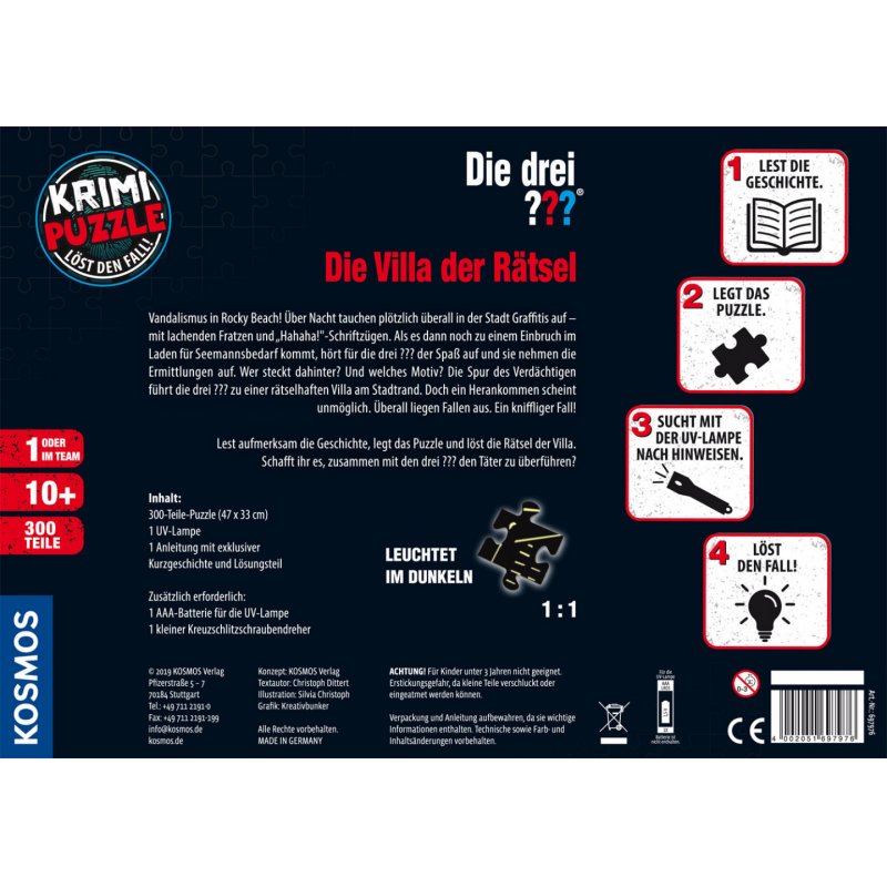 Kosmos 69797 Jeu de puzzle 300 pièce(s) Dessins animés