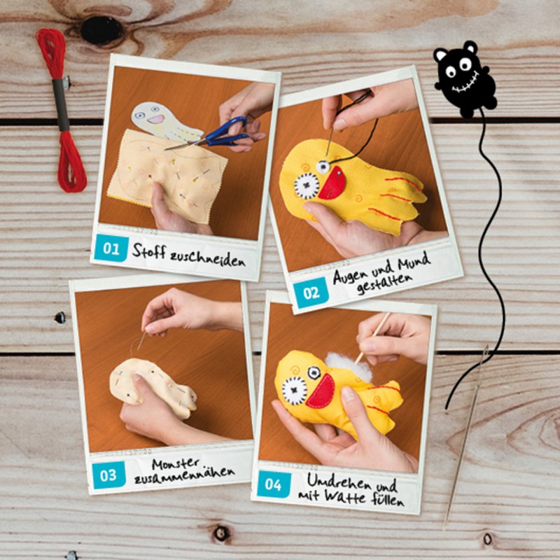 Kosmos BASTELN Monster Nähen