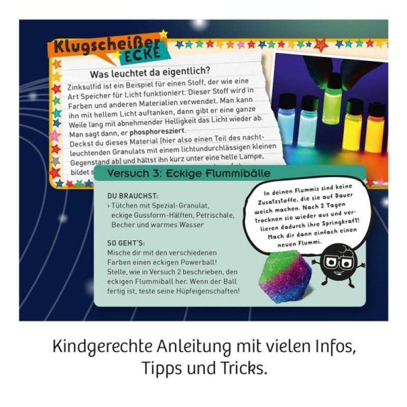 KOO Fun Science Nachtleuchtende Flummi-P | 654108