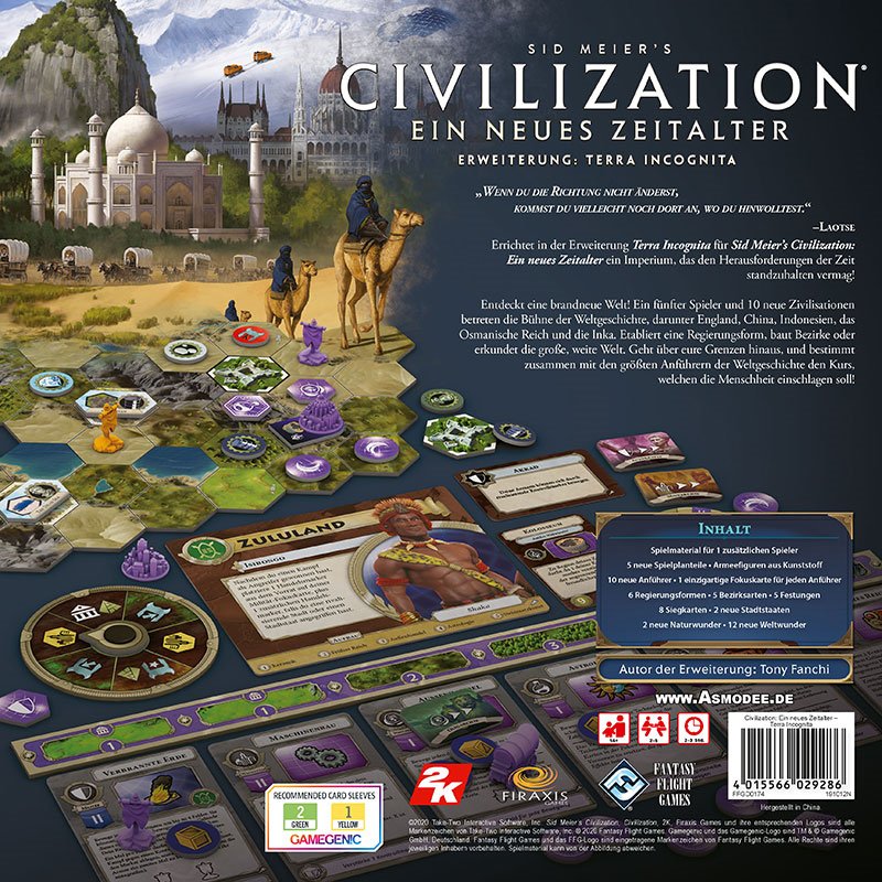 Asmodee Civilization Board game Economic simulation