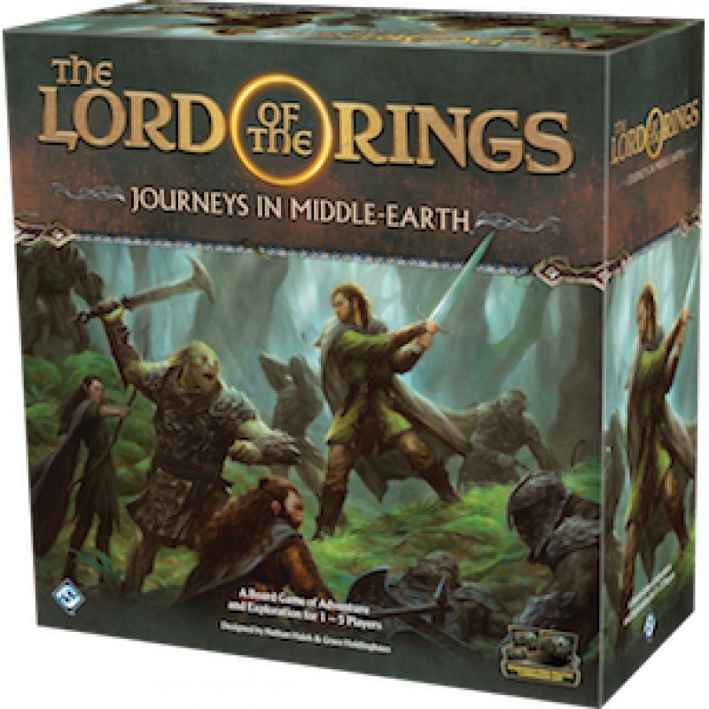 Fantasy Flight Games The Lord of the Rings: Journeys in Middle-earth Jeu de société Jeu de rôles