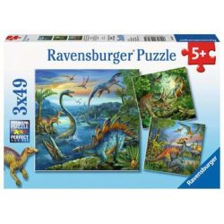 Ravensburger Puzzles 3X49 P - La Fascination Des Dinosaures