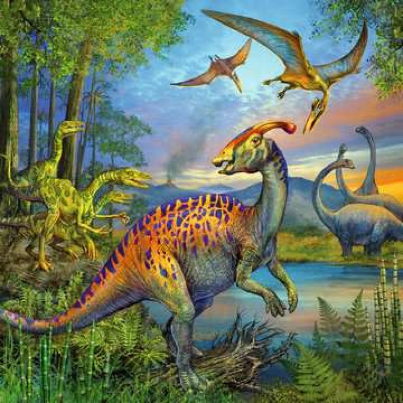 Ravensburger Puzzles 3X49 P - La Fascination Des Dinosaures