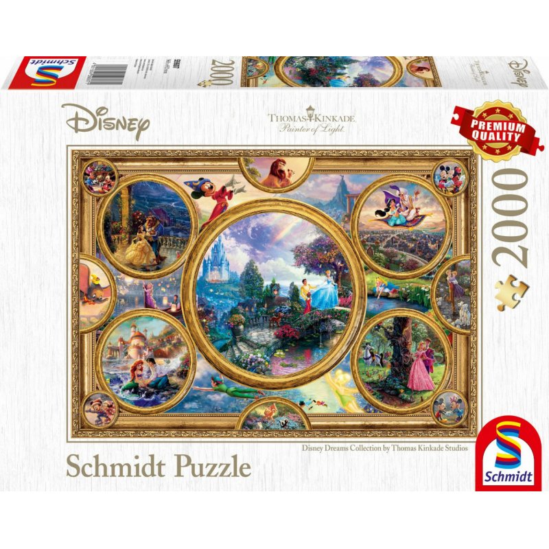 Schmidt Spiele Thomas Kinkade Studios: Disney Dreams Collection Jigsaw puzzle 2000 pc(s) Cartoons