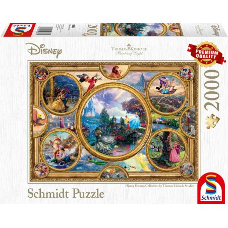 Schmidt Spiele Thomas Kinkade Studios: Disney Dreams Collection Jigsaw puzzle 2000 pc(s) Cartoons