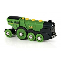 BRIO compatible Grüner Gustav Batterielok | 33593