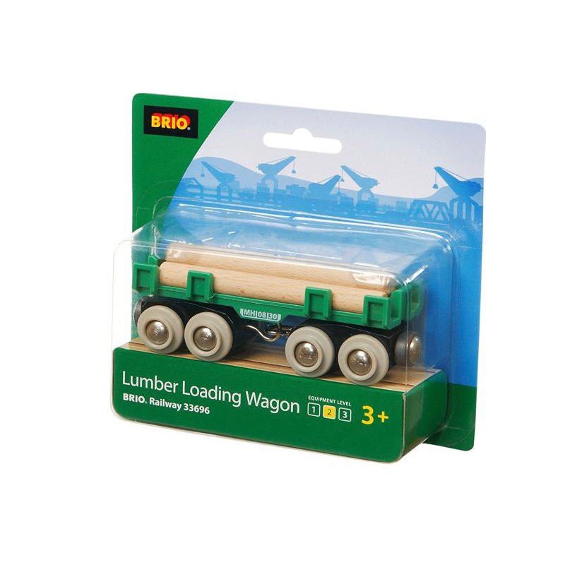 BRIO Lumber Loading Wagon