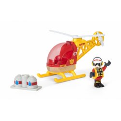 BRIO compatible Feuerwehr-Hubschrauber | 33797