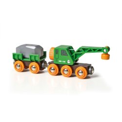BRIO Clever Crane Wagon