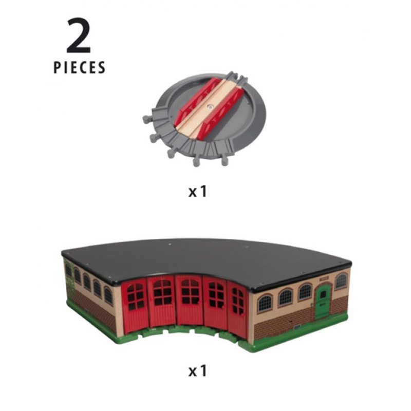 BRIO compatible Großer Ringlokschuppen | 33736
