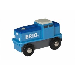BRIO compatible Blaue Batterie Frachtlok | 33130