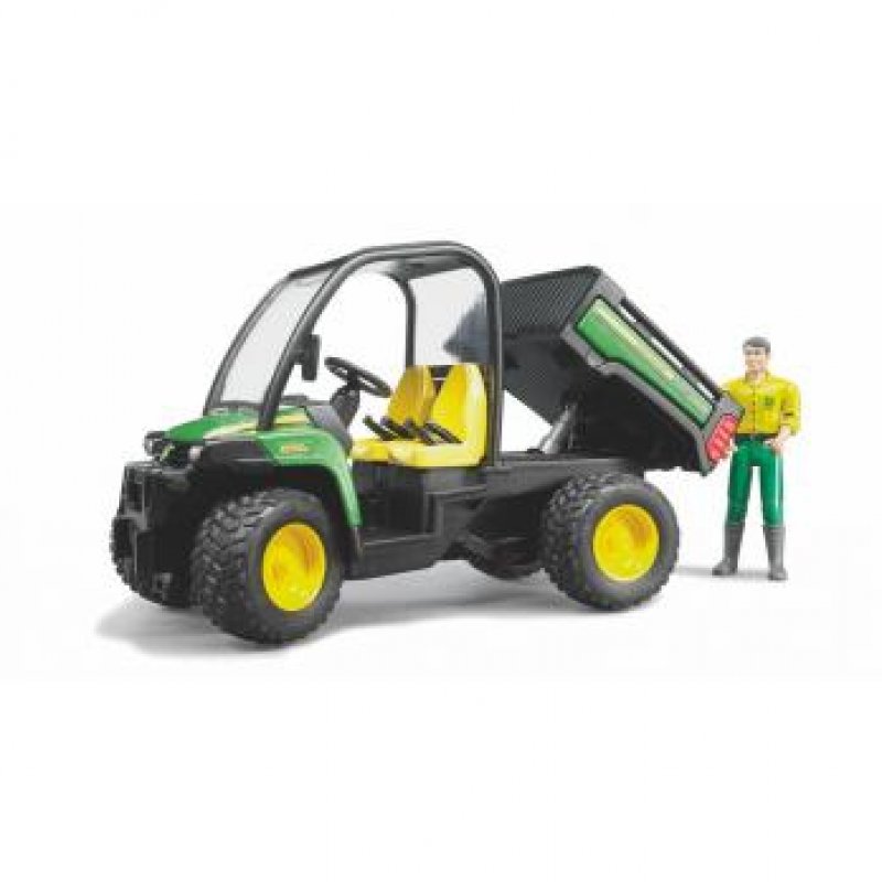 BRUDER John Deere Gator XUV 855D with driver