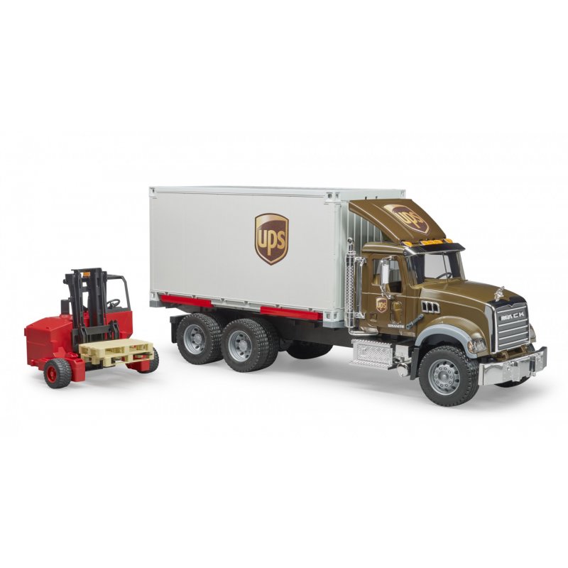 BRUDER Camion Mack Granit Ups Avec Tire Palette