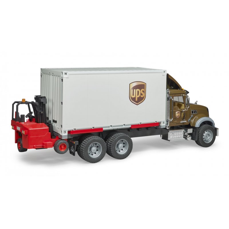 BRUDER Camion Mack Granit Ups Avec Tire Palette