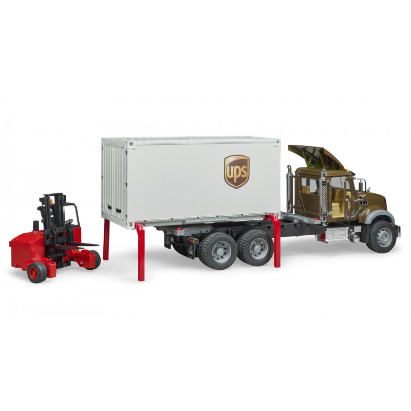 BRUDER Camion Mack Granit Ups Avec Tire Palette