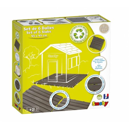Smoby Set Of 6 Slabs Sol de salle de jeux