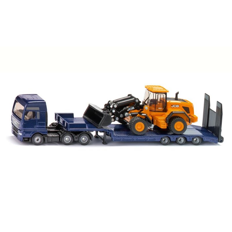 SIKU compatible SUPER MAN LKW m. JCB Radlader u. Ti | 1790