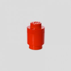 R.C. LEGO Storage Brick 1 rund rot | 40301730