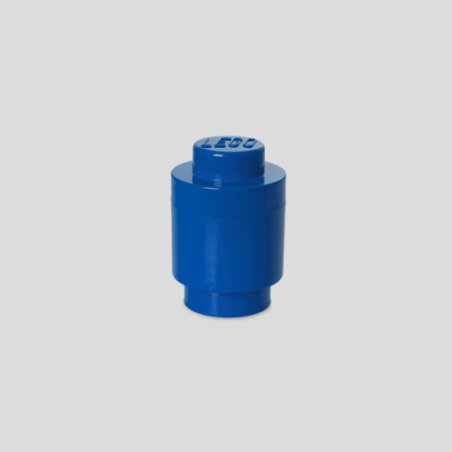 R.C. LEGO Storage Brick 1 rund blau | 40301731