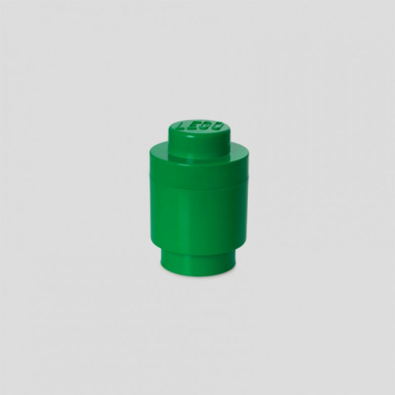 R.C. LEGO Storage Brick 1 rund grün | 40301734
