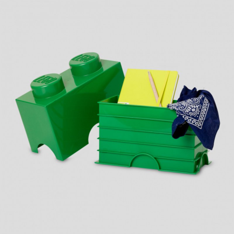 R.C. LEGO Storage Brick 2 grün | 40021734