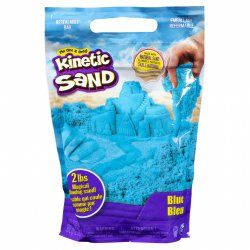 Kinetic Sand , The Original Moldable Sensory Play Sand, Blue, 2 lb. Resealable Bag, Ages 3+