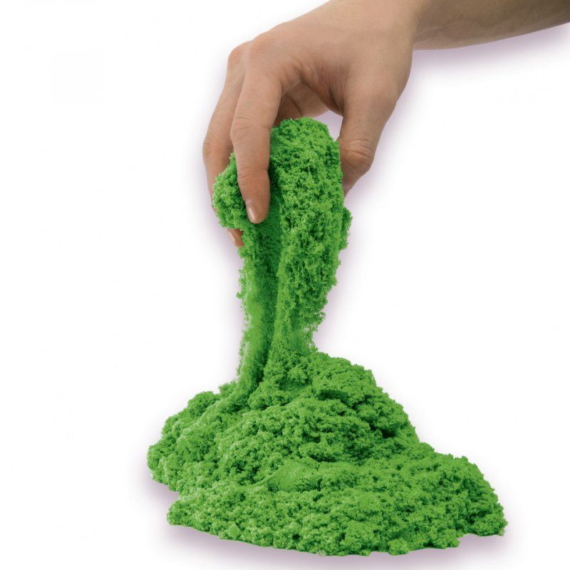 Kinetic Sand , 907 g (2 lb) de vert pour mélanger, modeler et créer, à partir de 3 ans
