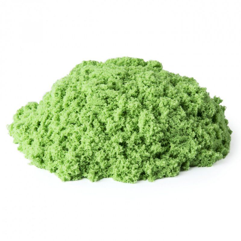 Kinetic Sand , The Original Moldable Sensory Play Sand Toys For Kids, Green, 2 lb. Resealable Bag, Ages 3+