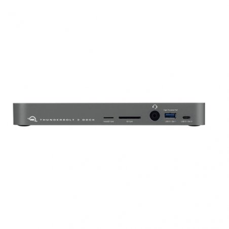 OWC OWCTB3DK14PSG station d'accueil Avec fil Thunderbolt 3 Gris