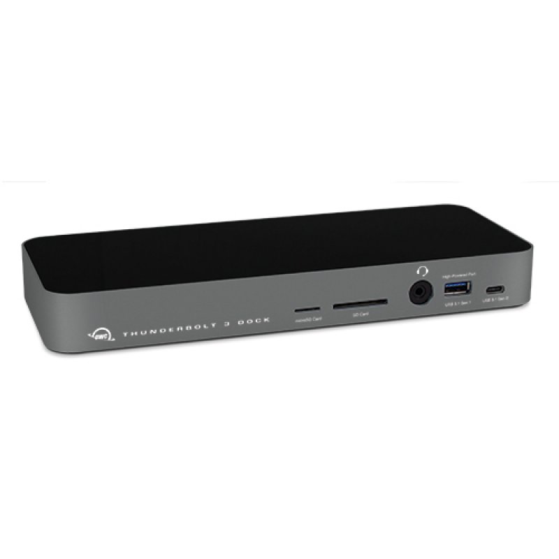 OWC OWCTB3DK14PSG station d'accueil Avec fil Thunderbolt 3 Gris