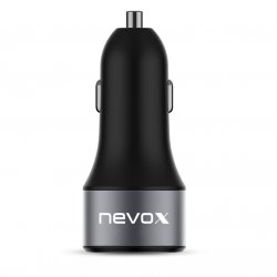 nevox 1679 chargeur d'appareils mobiles Universel Noir Allume-cigare Charge rapide Auto