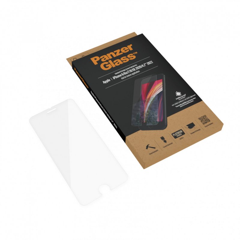 PanzerGlass ™ Screen Protector Apple iPhone 8 | 7 | 6s | 6 | SE (2020/2022) | Standard Fit