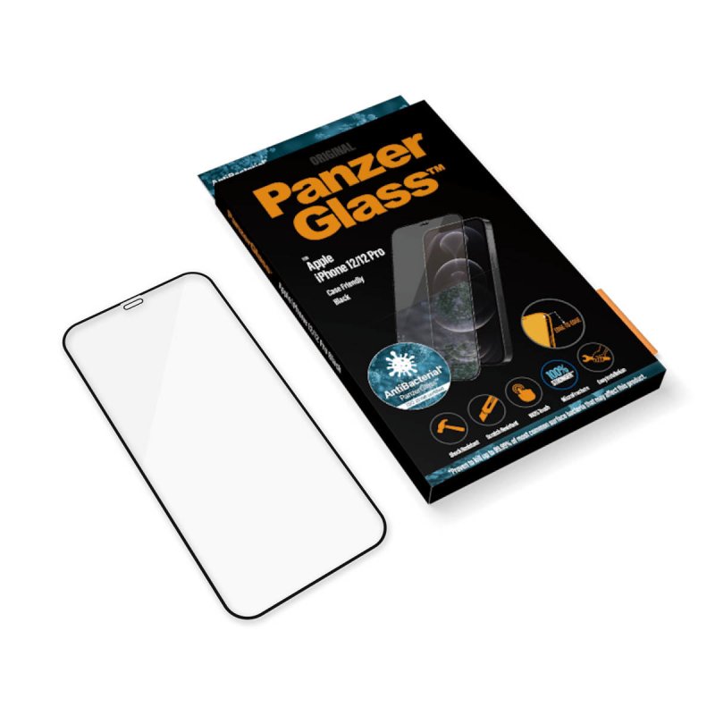 PanzerGlass ™ Screen Protector Apple iPhone 12 | 12 Pro | Edge-to-Edge