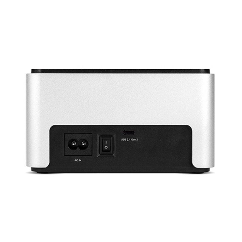 OWC OWCTCDRVDCK Station d'accueil de disques de stockage USB 3.2 Gen 2 (3.1 Gen 2) Type-C Noir, Argent