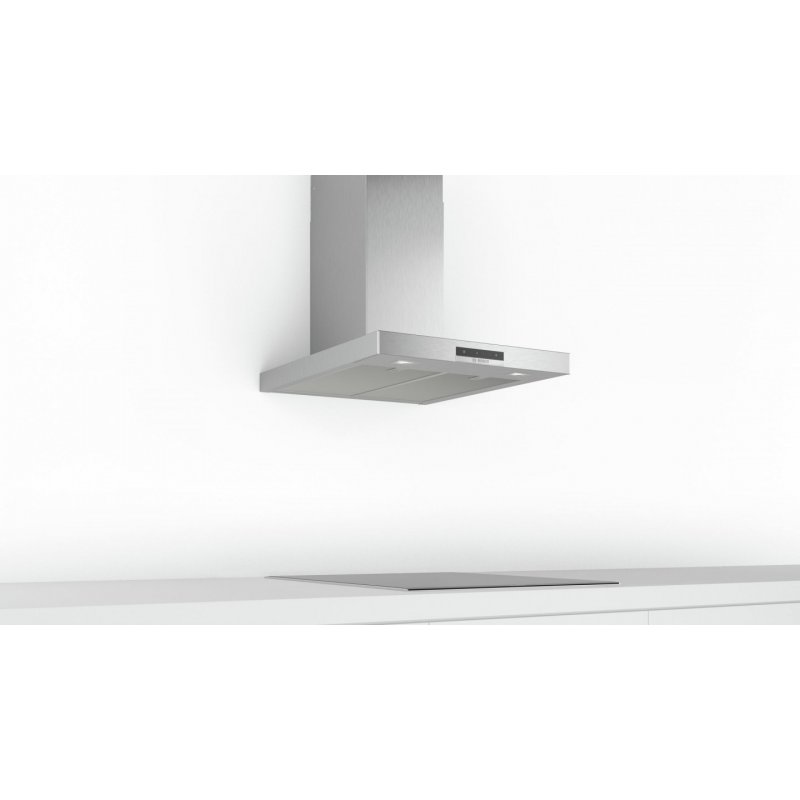 Bosch Serie 4 DWB66DM50 cooker hood Wall-mounted Stainless steel 580 m³/h A
