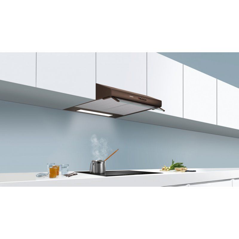 Siemens LU63LCC40 cooker hood Built-under Brown 350 m³/h D