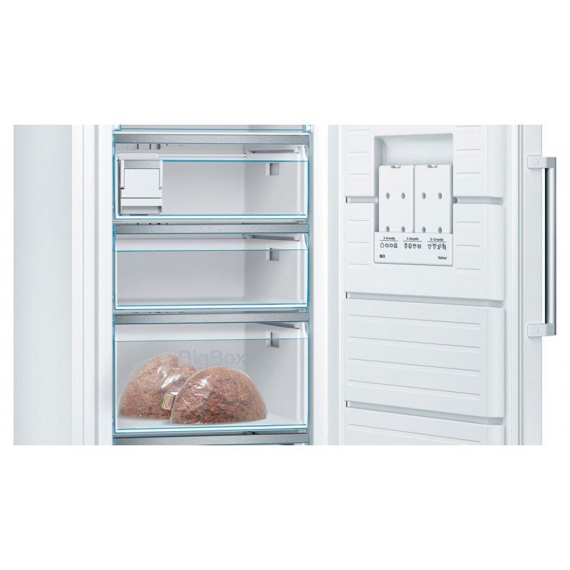 Bosch Serie 6 GSN58AWDV congélateur Congélateur vertical Pose libre 366 L D Blanc