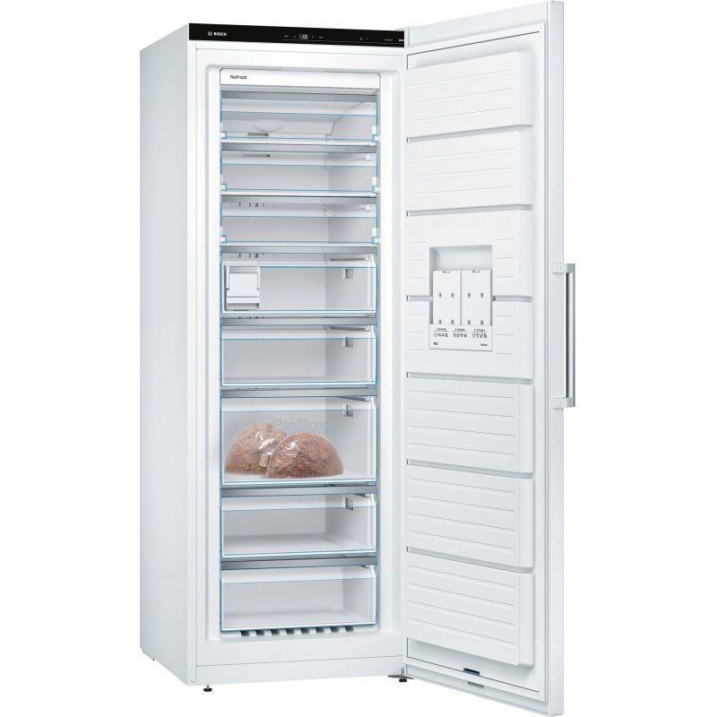 Bosch Serie 6 GSN58AWDV congélateur Congélateur vertical Pose libre 366 L D Blanc