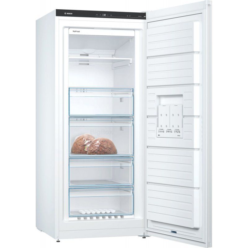 Bosch Serie 6 GSN51DWDP congélateur Congélateur vertical Pose libre 290 L D Blanc