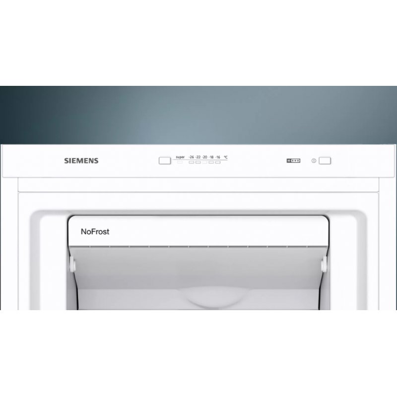 Siemens iQ300 GS29NVWEP congélateur Congélateur vertical Pose libre 200 L E Blanc
