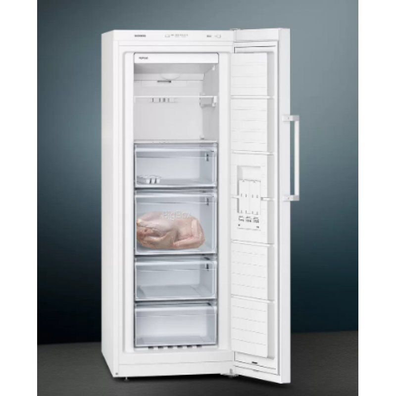 Siemens iQ300 GS29NVWEP freezer Upright freezer Freestanding 200 L E White