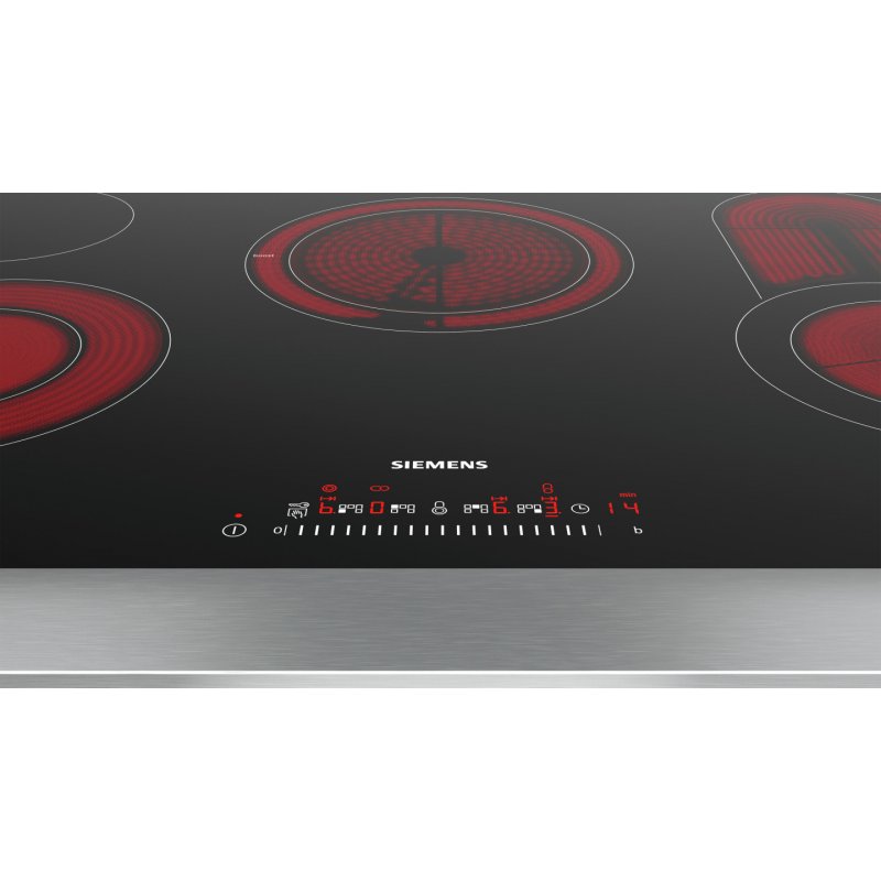 Siemens ET801FCP1D hob Black, Stainless steel Built-in Ceramic 5 zone(s)