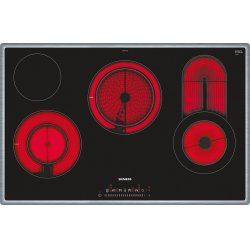 Siemens ET845FCP1D hob Black, Stainless steel Built-in Ceramic 5 zone(s)