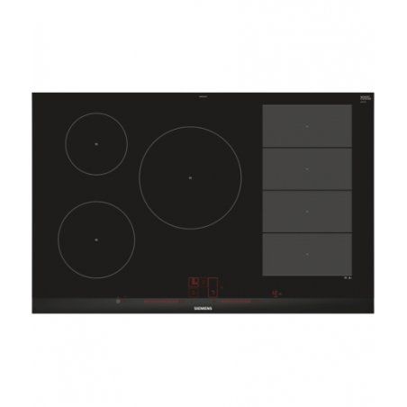 Siemens EX875LVC1E hob Black, Stainless steel Built-in Zone induction hob 5 zone(s)