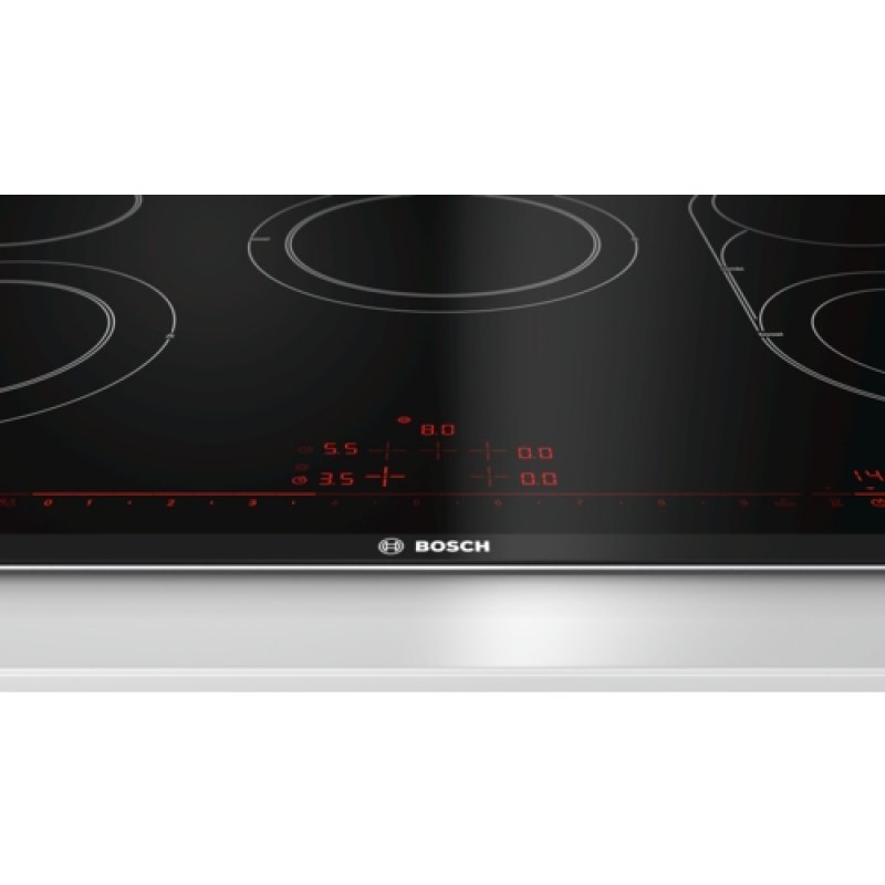 Bosch Serie 8 PKM875DP1D plaque Noir, Acier inoxydable Intégré Céramique 5 zone(s)