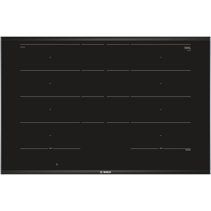 Bosch Serie 8 PXY875DC1E plaque Noir Intégré 81 cm Plaque avec zone à induction 4 zone(s)
